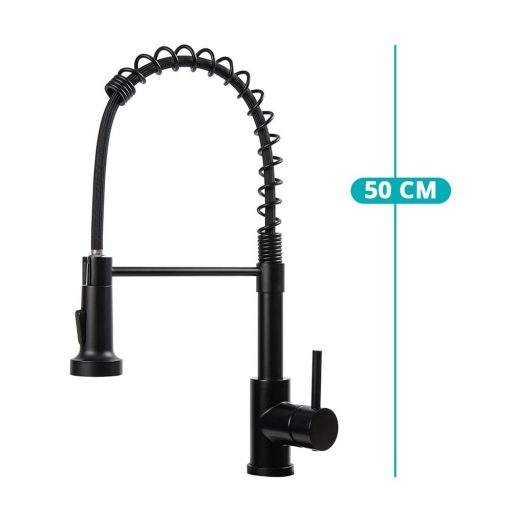 Baterie pentru chiuveta cu teava flexibila si cap de dus detasabil, in mai multe tipuri