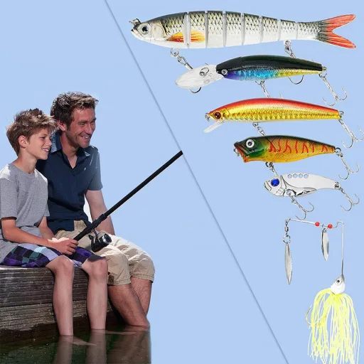 Set de momeala si carlige pentru pescuit