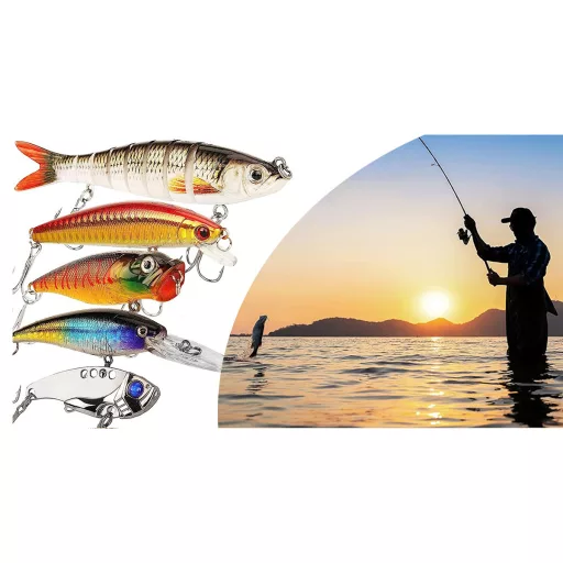 Set de momeala si carlige pentru pescuit