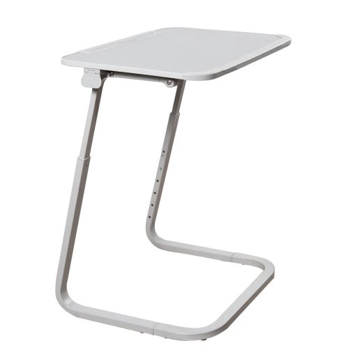 Masuta reglabila mic dejun cu suport tableta, gri