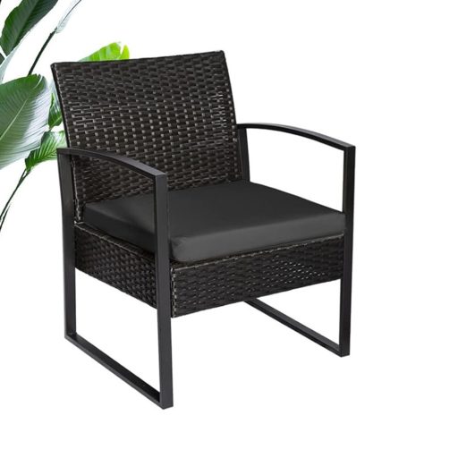 Set mobilier de exterior pentru 2 persoane cu masuta de cafea