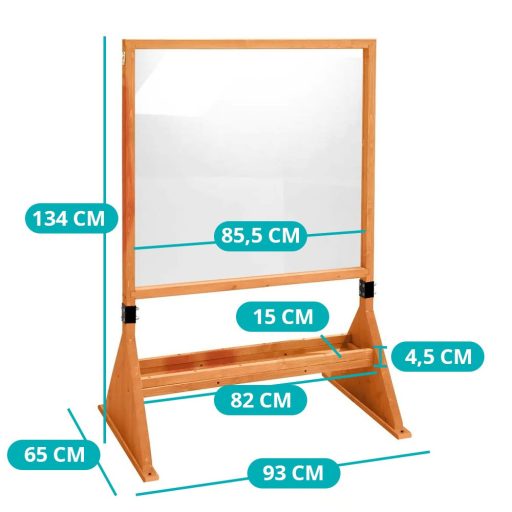 Tabla de desen plexiglas cu doua fete, pentru exterior si interior