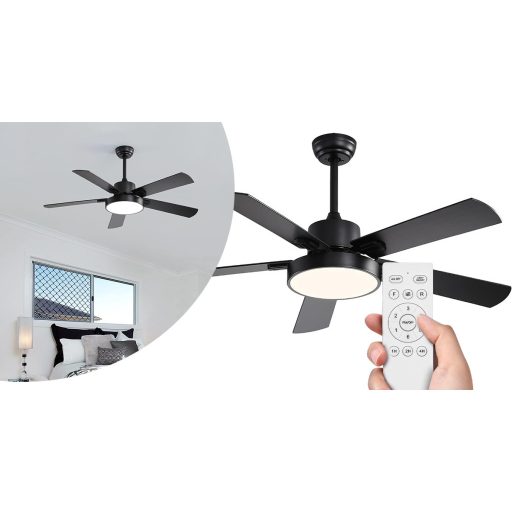 Ventilator de tavan cu iluminare si telecomanda