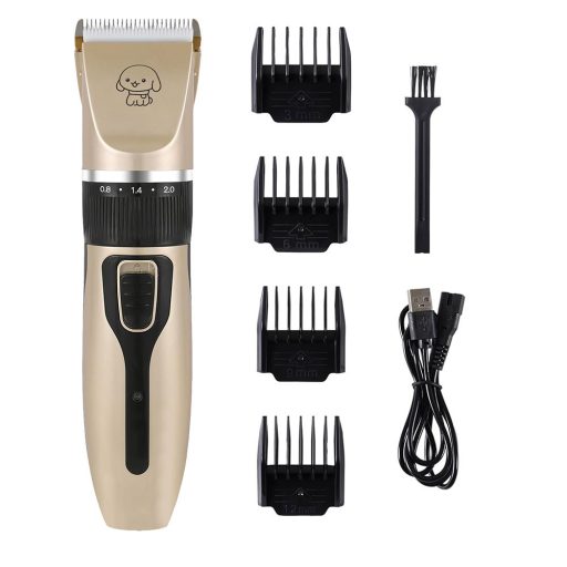 Aparat de tuns animale de companie cu capete inlocuibile, cu acumlator