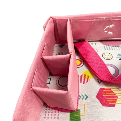 Masa portabila de copii, cu buzunare, pentru masina, in mai multe culori