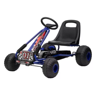 Kart pentru copii cu pedale, Albastru
