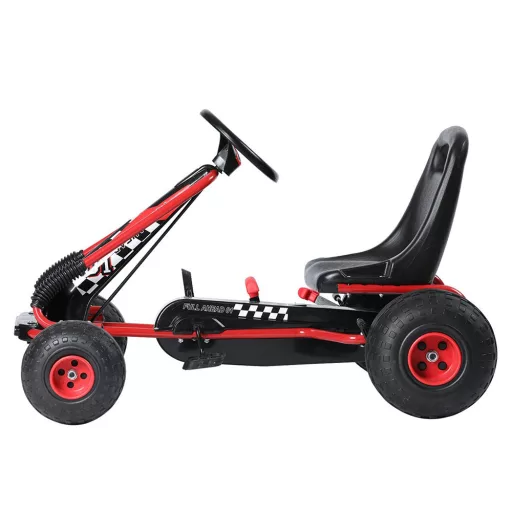 Kart pentru copii cu pedale, rosu