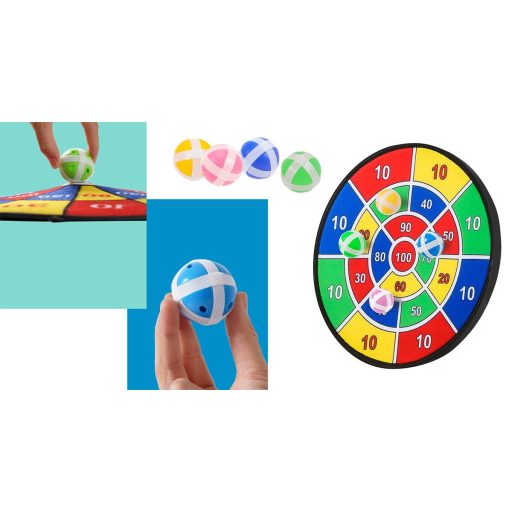 Joc de darts bord cu bile autoadezive