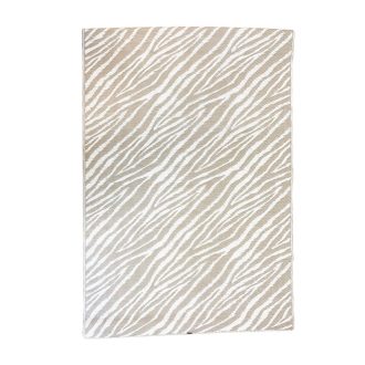 Covor de exterior, cu doua fete, 180x120 cm, bej