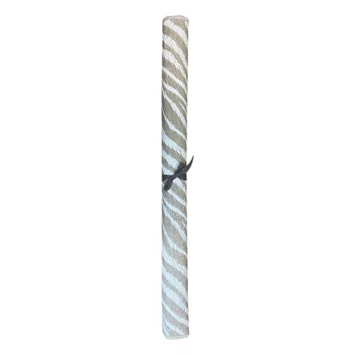 Covor de exterior, cu doua fete, 180x120 cm, bej