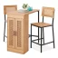Set de dining elevat cu 3 piese și spațiu de depozitare
