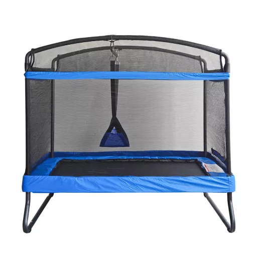 Trampolin pentru copii cu leagăn și plasă de siguranță