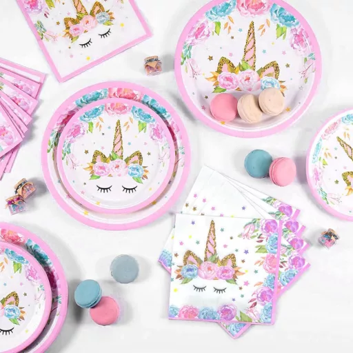 Set de petrecere cu unicorn