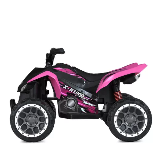 Quad electric pentru copii, 12V, roz