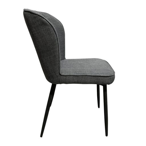 Scaun de bucatarie Leo, 2 buc, gri