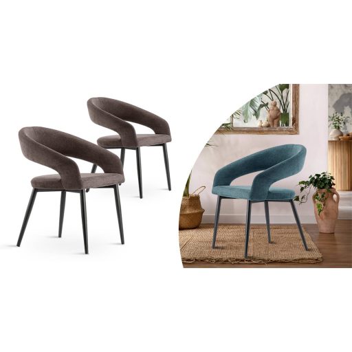 Set de 2 scaune Luna, in mai multe culori