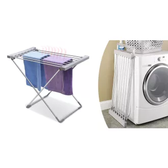 Uscator de rufe electric, 120 W, cu 8 bare de uscare