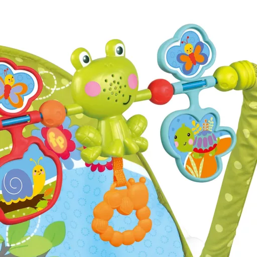 Balansoar bebe cu vibratii si sunete pana la 18 kg, albastru