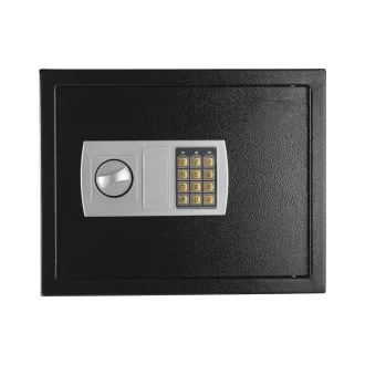 Seif digital, dimensiune mare, negru