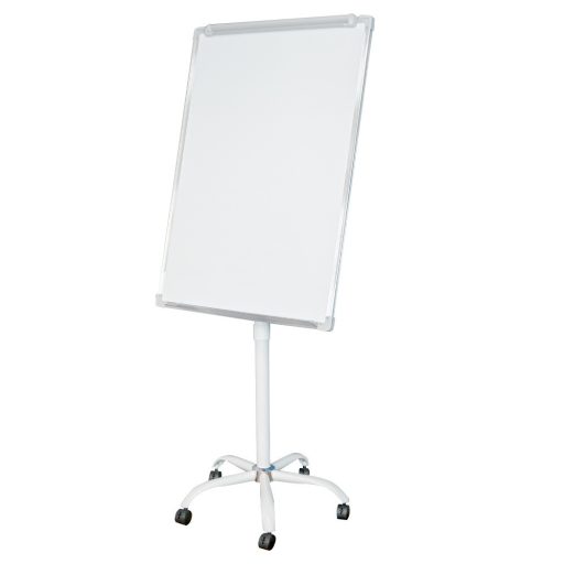 Tabla flipchart magnetica, pe roti, din plastic, 70x100 cm