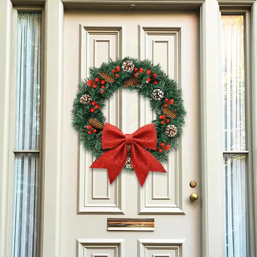 Coronita de usa pentru Craciun, 60 cm