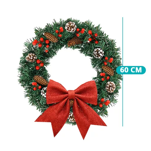 Coronita de usa pentru Craciun, 60 cm