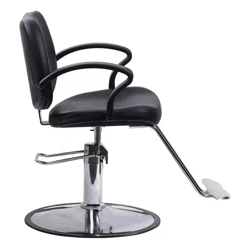 Scaun de coafor reglabil pe inaltime, negru