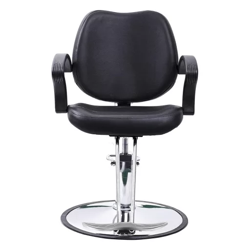 Scaun de coafor reglabil pe inaltime, negru