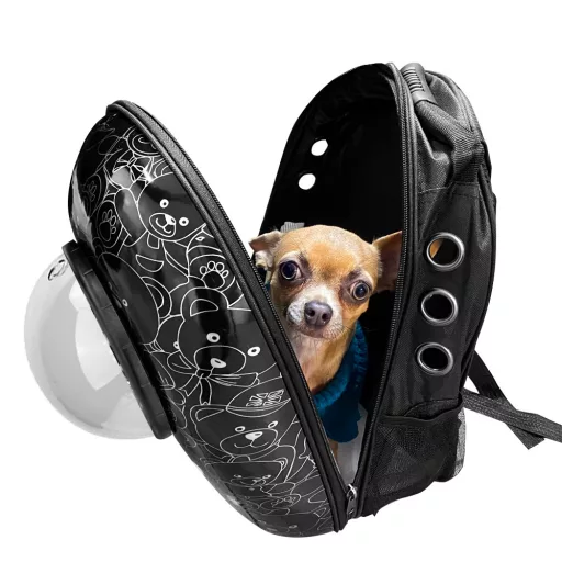 Rucsac pentru transportul animalelor de companie, Urs Negru