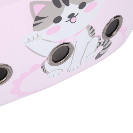 Rucsac pentru transportul animalelor de companie, roz cu model pisicuță