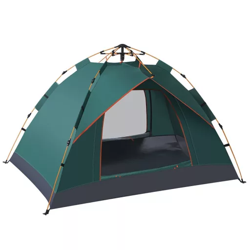 Cort pentru 3 persoane 2x2x1,35m, verde