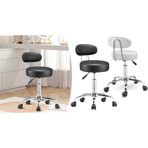 Scaun cosmetic cu spatar