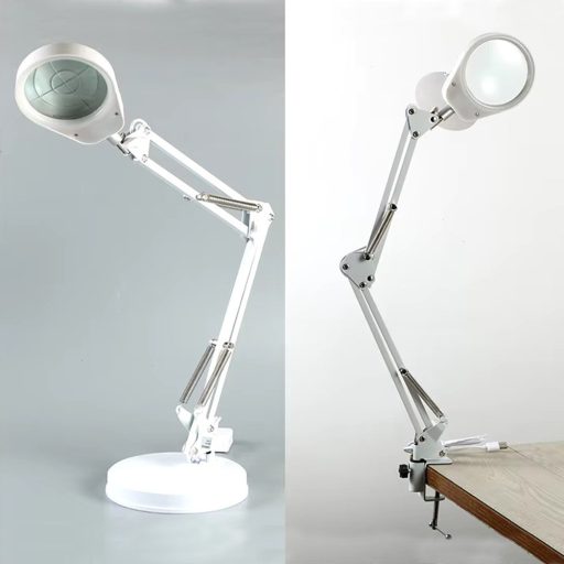 Lupa de masa cu lumina LED