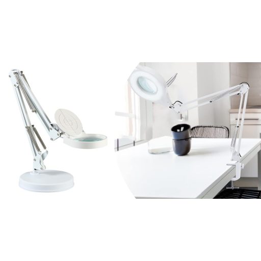 Lupa de masa cu lumina LED