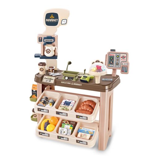 Supermarket de jucarie, set cu 64 de piese