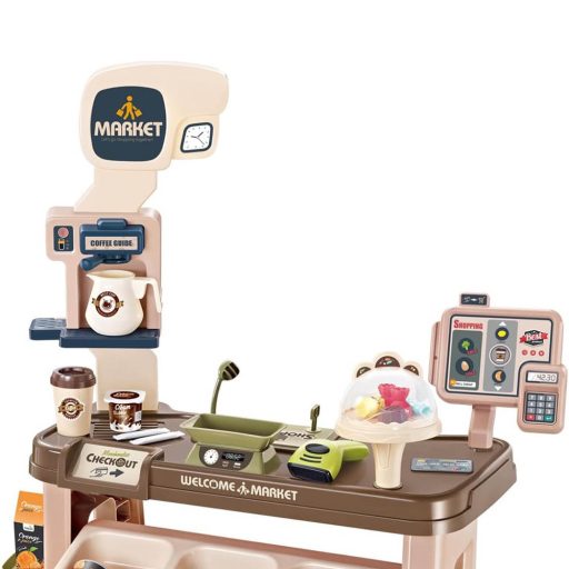 Supermarket de jucarie, set cu 64 de piese