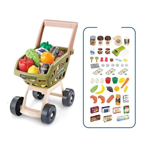 Supermarket de jucarie, set cu 64 de piese