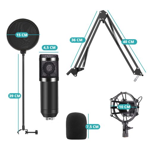 Microfon cu montare pe birou, cu conexiune USB