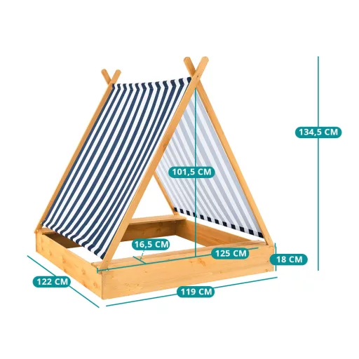 Sandbox cu Copertină