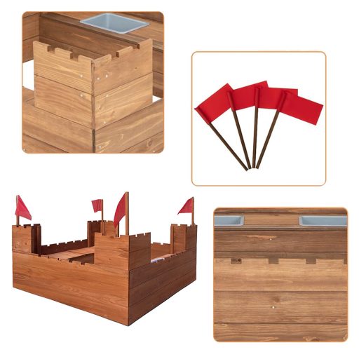 Sandbox în formă de castel