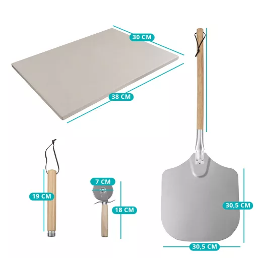 Set de coacere pizza 5 piese