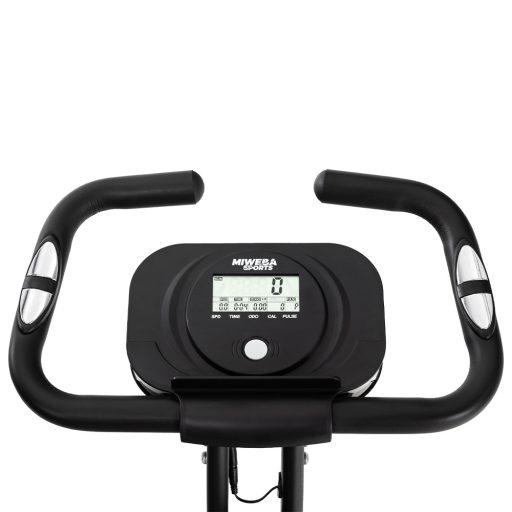 Bicicletă de exerciții pliabilă cu spătar