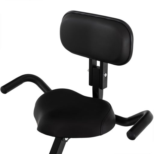 Bicicletă de exerciții pliabilă cu spătar