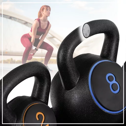 Set de Kettlebell, 2-4-8 kg