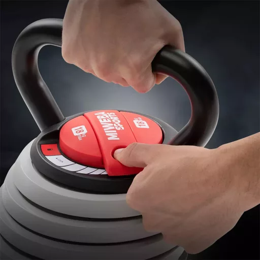 Kettlebell cu greutate ajustabilă 3.4-18kg