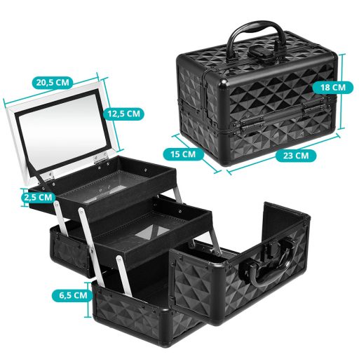 Geantă cosmetică rigidă