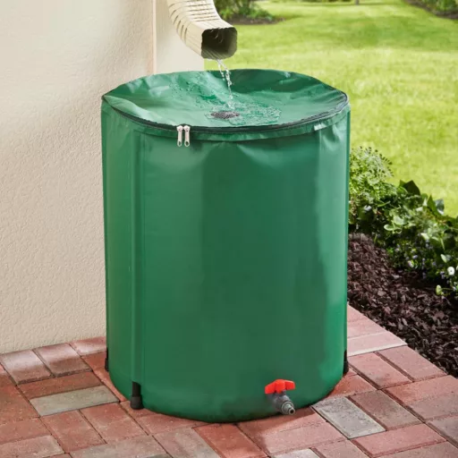 Colector de apă de ploaie pliabil, 200L