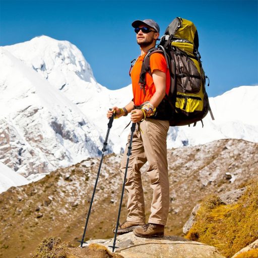 Bețe de drumeție ultra ușoare, reglabile 115-130cm