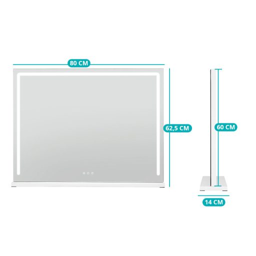 Oglindă cosmetică Hollywood LED 80x14x62,5 cm