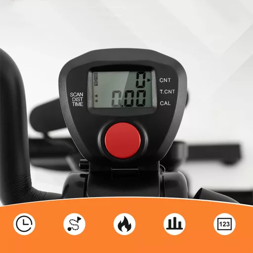 Bicicletă de exerciții 4 în 1